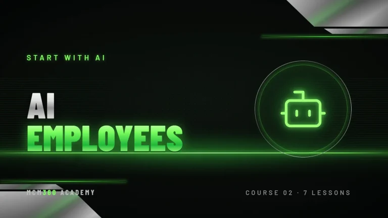 MCM360 Academy — AI employees course cover