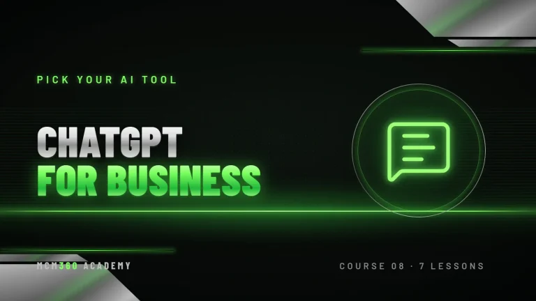 MCM360 Academy — ChatGPT for business course cover