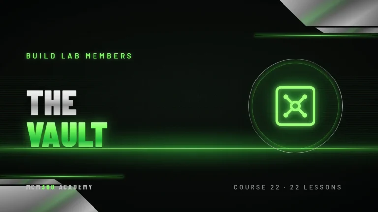 MCM360 Academy — The Vault course cover